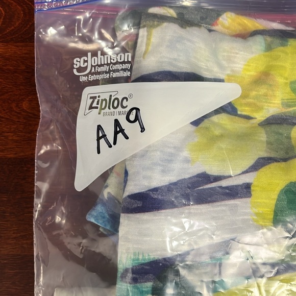 Jess & Jane Womens Blouse S Yellow Purple Floraal 3/4 Sleeves Button Down Light - Picture 11 of 11